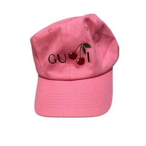 Novelty Fashionista Pink Cherry Cap